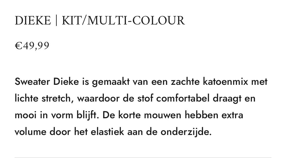 Ivy Beau Sweater Dieke
