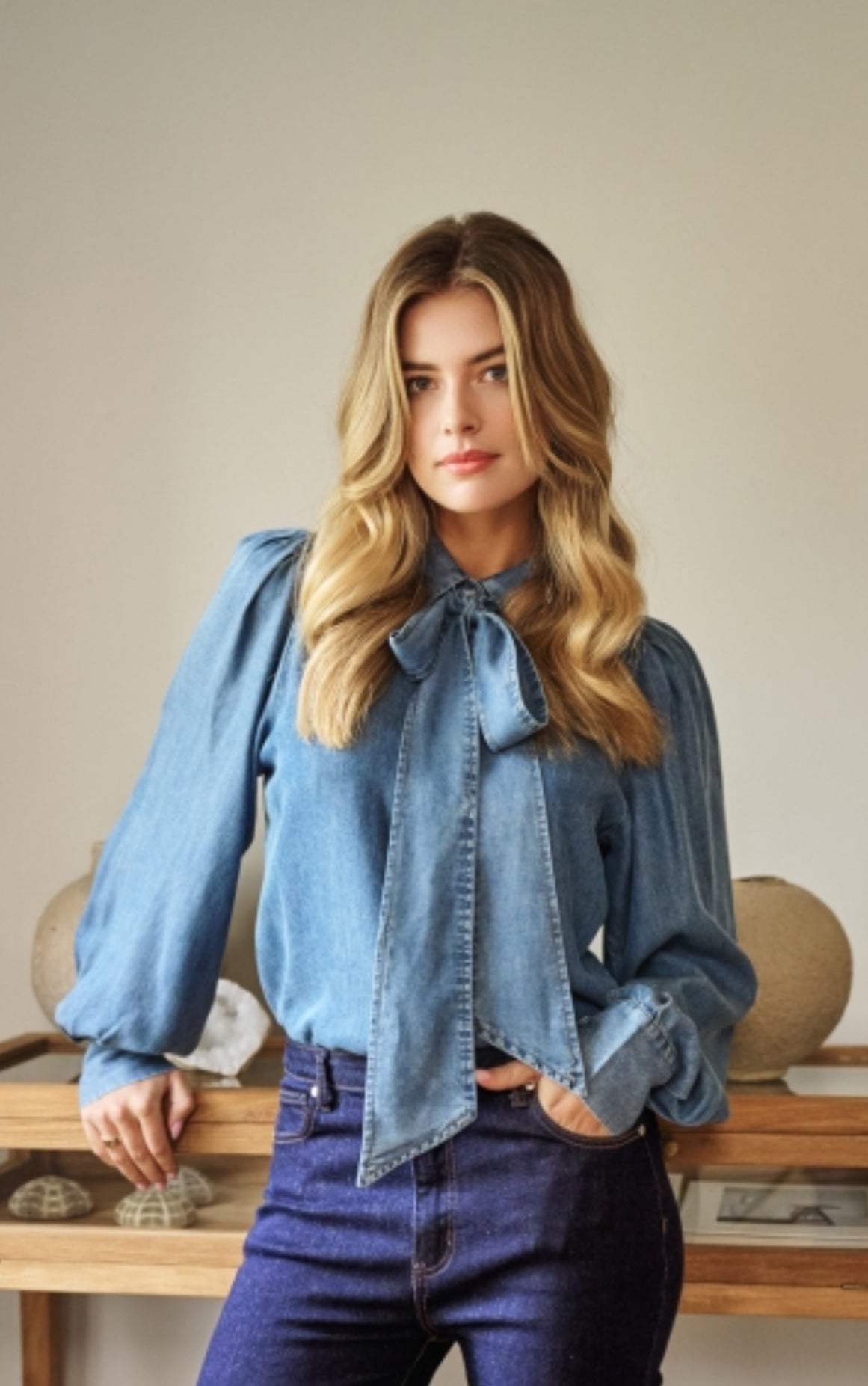 Cs the label lisa jeans blouse