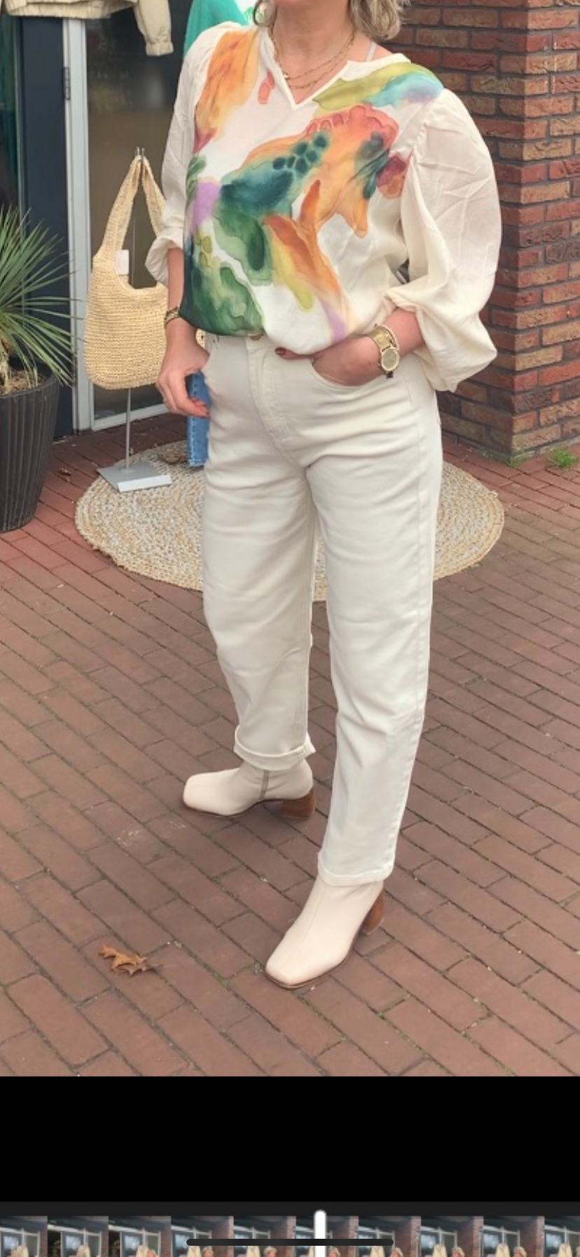 Yest broek sabeau offwhite