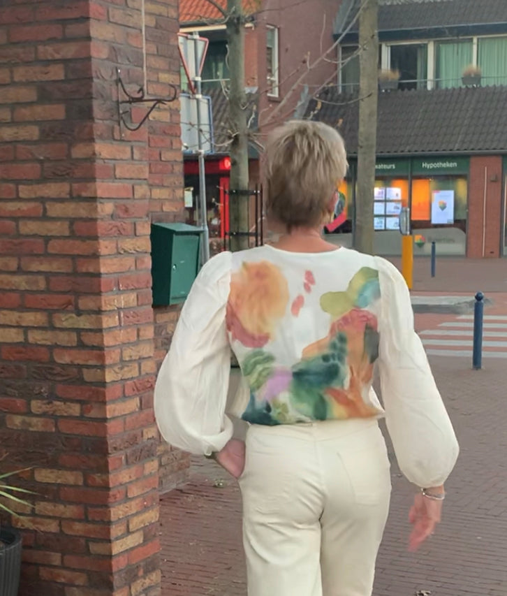 Maicazz blouse Moutan aquarel