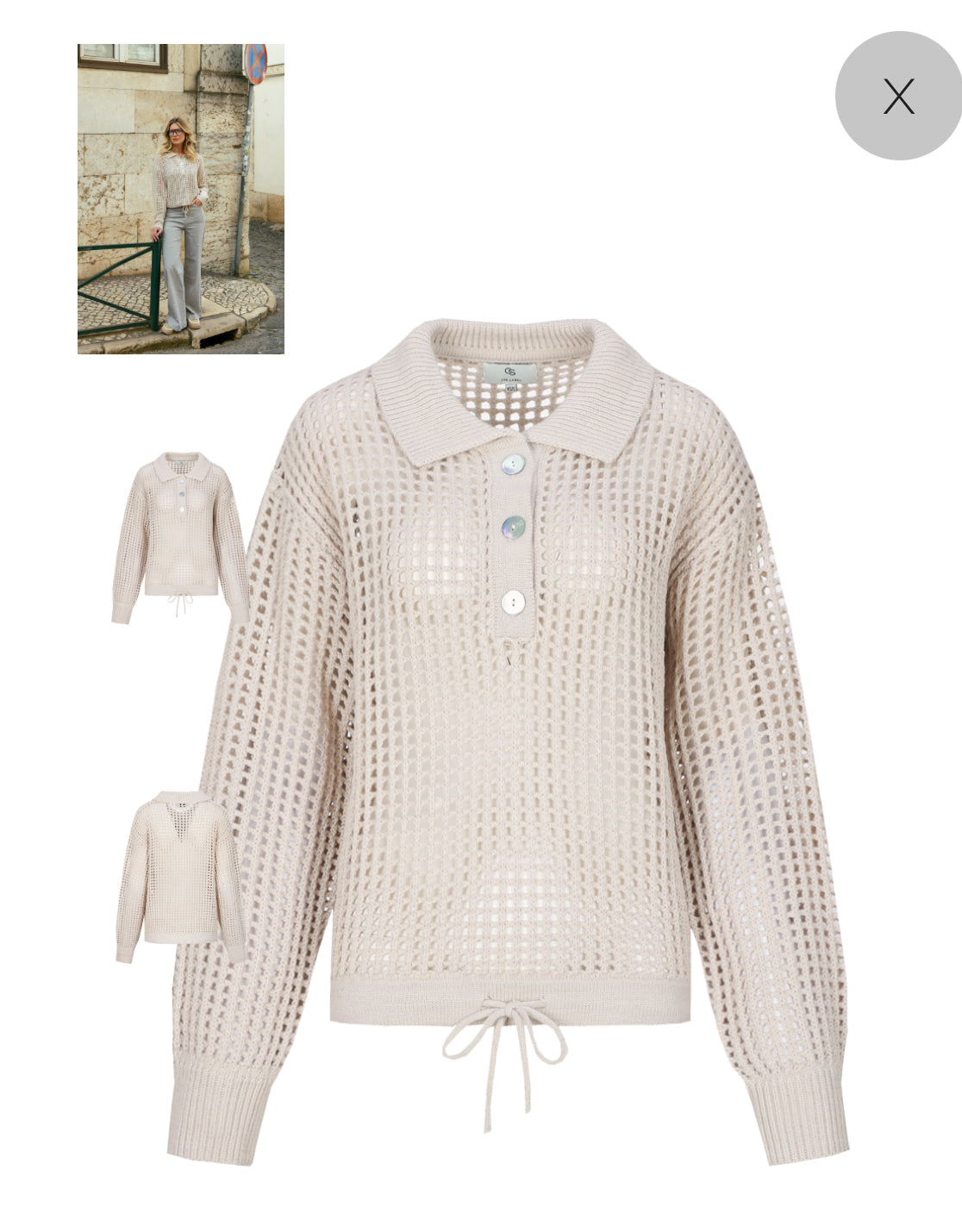 CSTheLabel Kadissy knit pullover