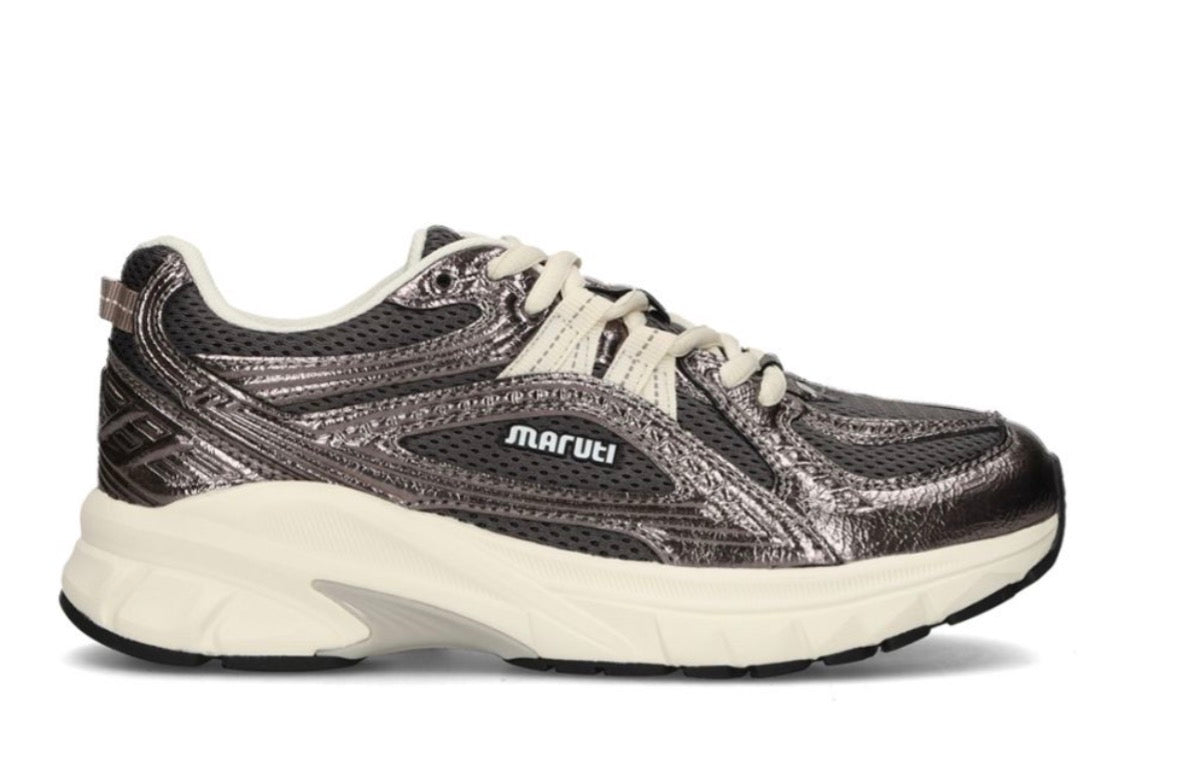 Mariti sneaker Nola metallic antraciet