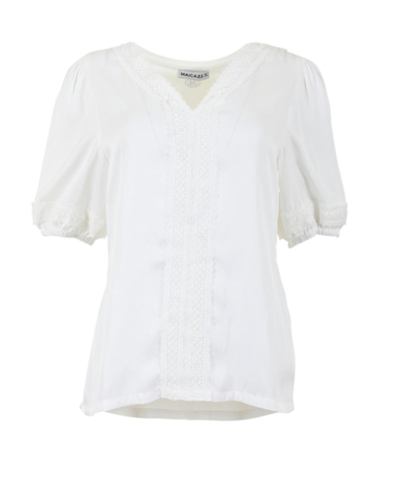 Maicazz Mieke top / blouse antique white