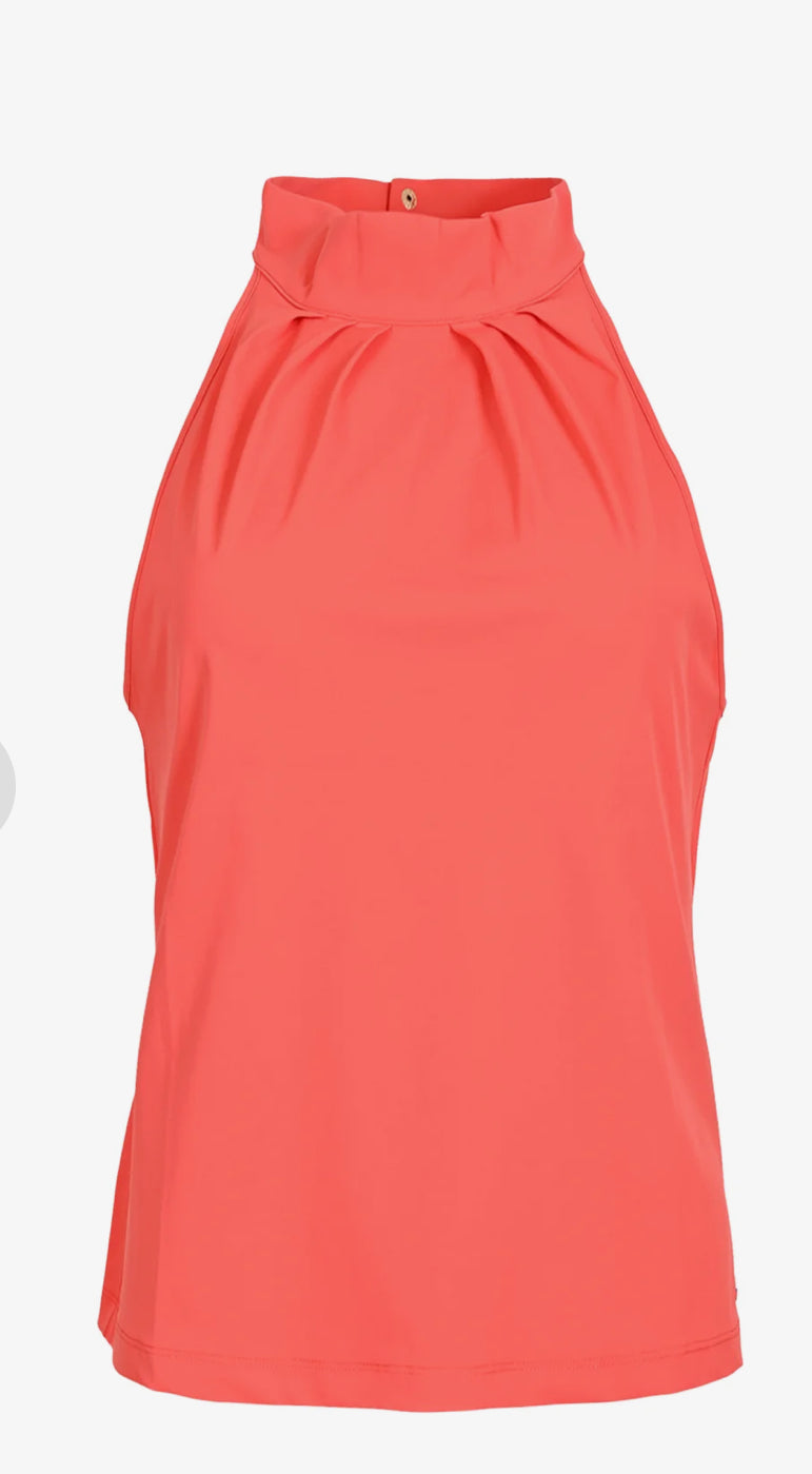 Maicazz travel halter top lanik red