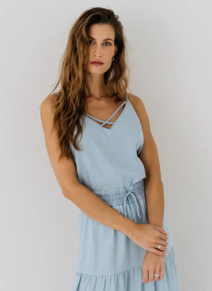 Maicazz top Nelly light blue