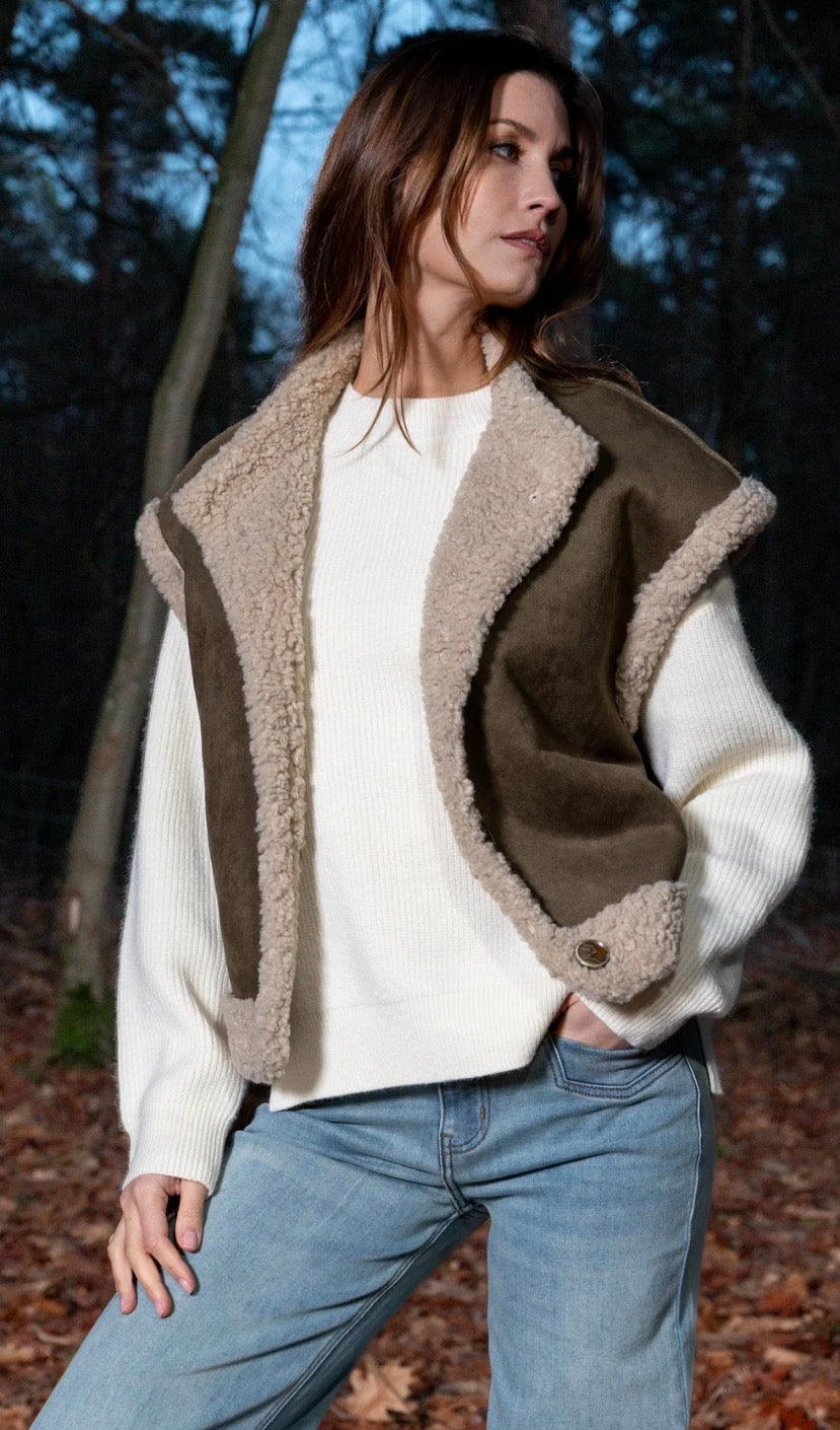 Maicazz Zizo Ventura gilet moss