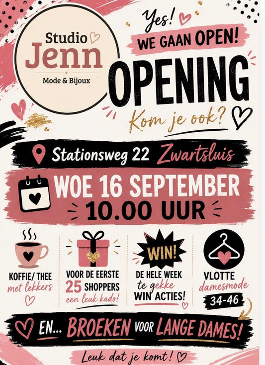 Studio Jenn opent in Zwartsluis