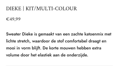 Ivy Beau Sweater Dieke