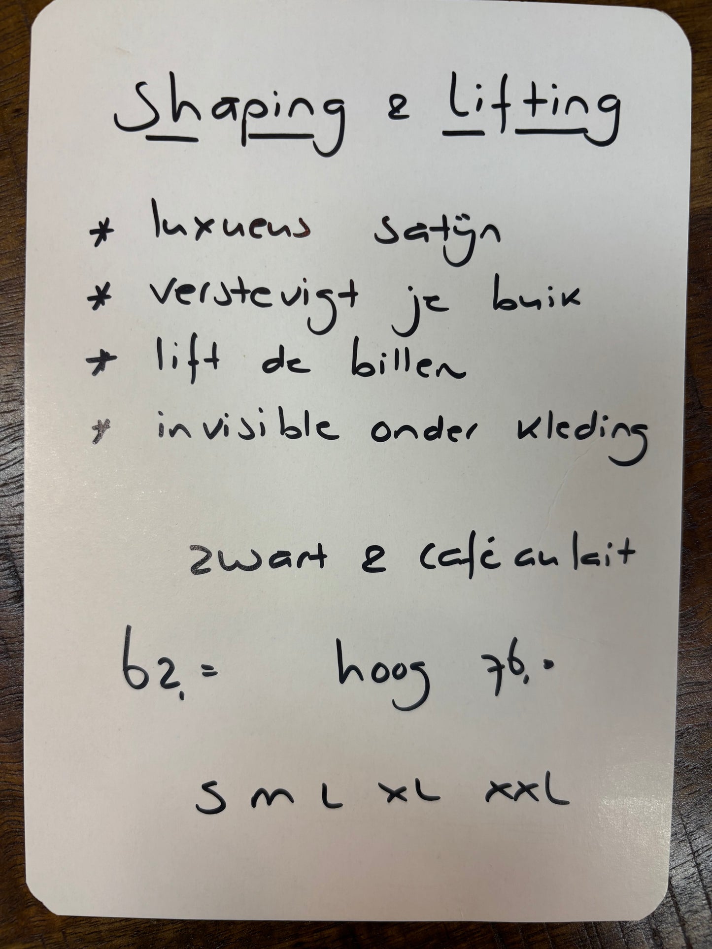 Spanx shaping satin black billift broek