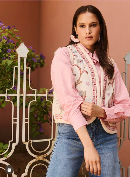 CSTheLabel Eme rose blouse