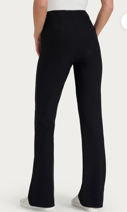 Ragno flared broek black