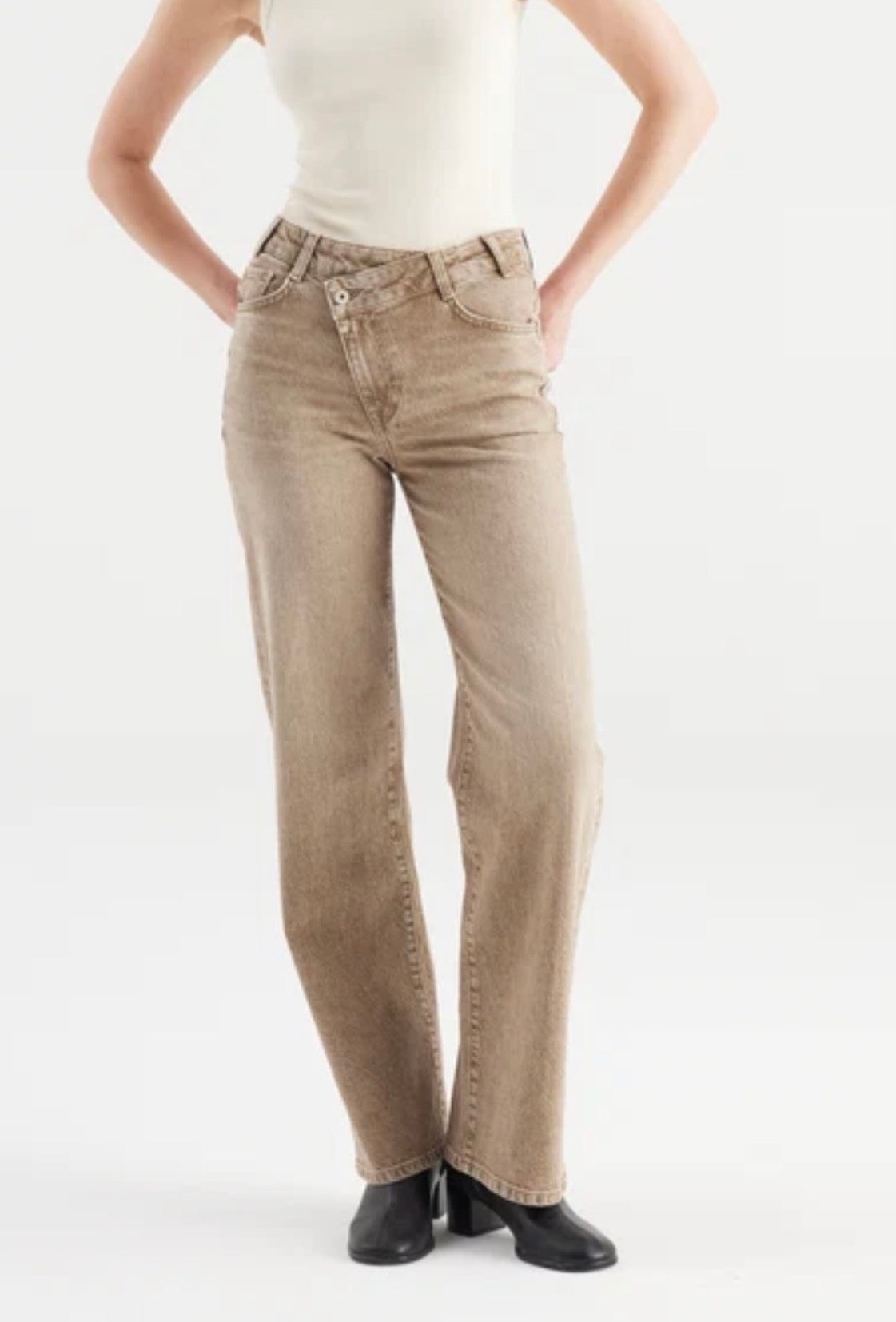 COJ Cora jeans schuin pinda denim lengte 32