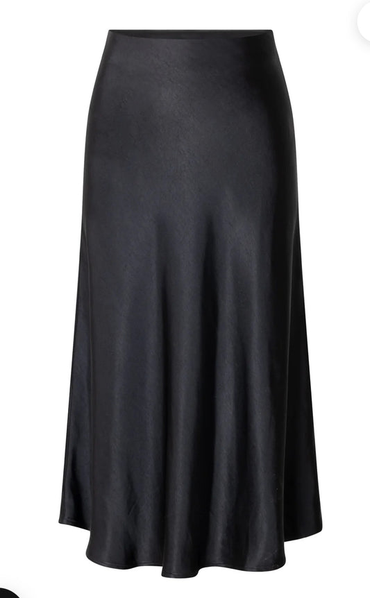 Ivy Beau satijn tok black