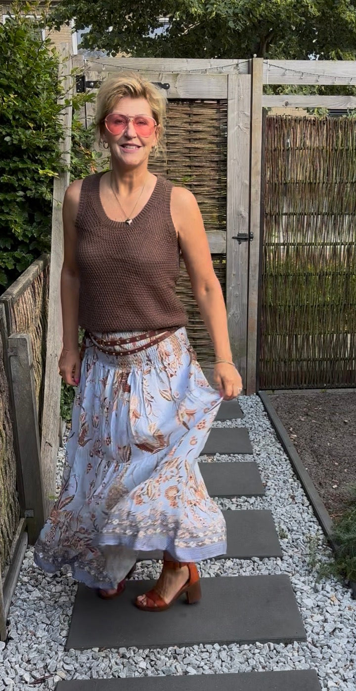 MARTA brei top bruin