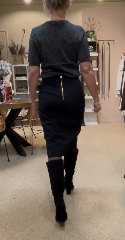 Morgan koker rok met split