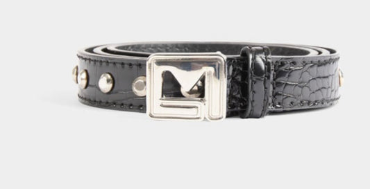 Morgan riem zwart lak 1 maat