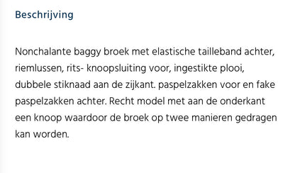 TQAmsterdam broek Jette dark brown