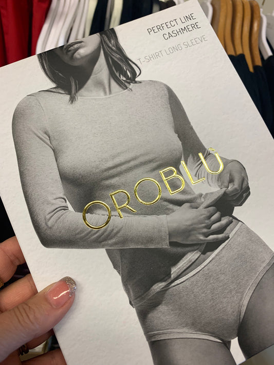 OROBLU long sleeve cashmere zand