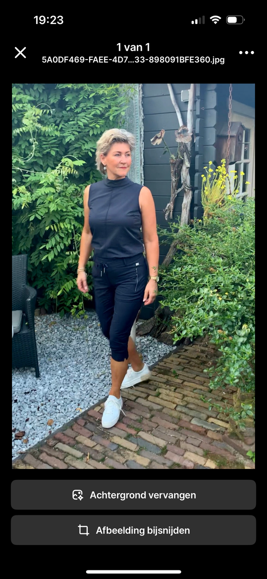 Tqamsterdam Sam top navy