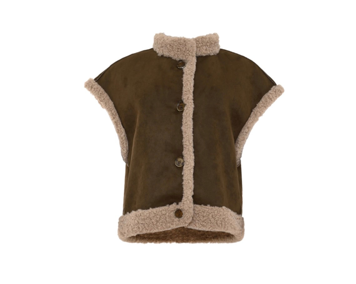 Maicazz Zizo Ventura gilet moss