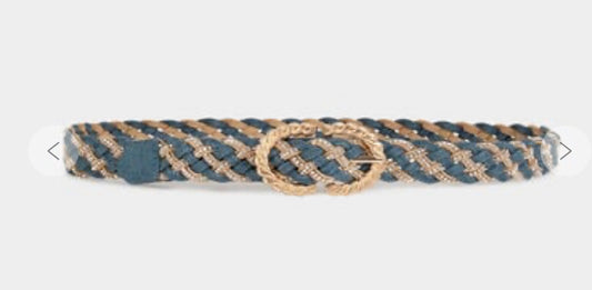 Morgan riem 1 maat jeans/goud