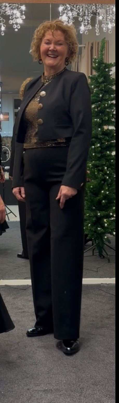 Ragno Pallazo broek black