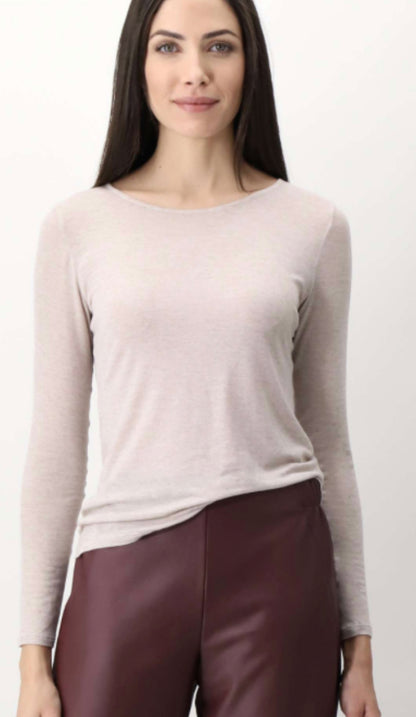 OROBLU long sleeve cashmere zand