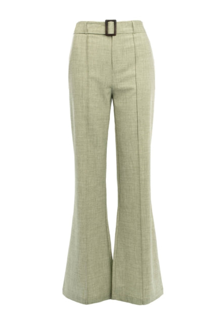 Icnk broek ‘linnen’ groen