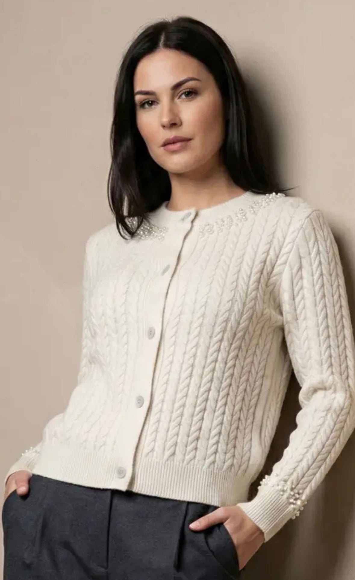 Sophia Perla vest Parel
