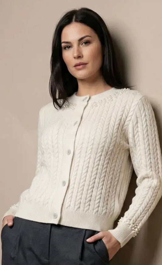 Sophia Perla vest Parel