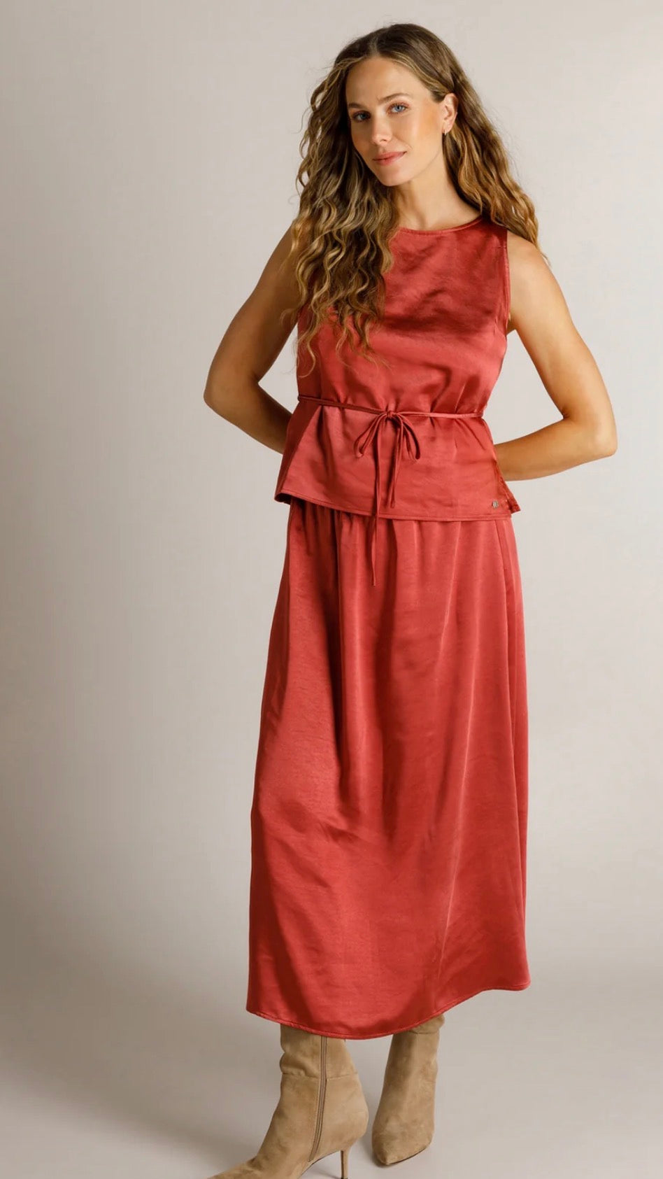 Ivy Beau rok Dilana barn red