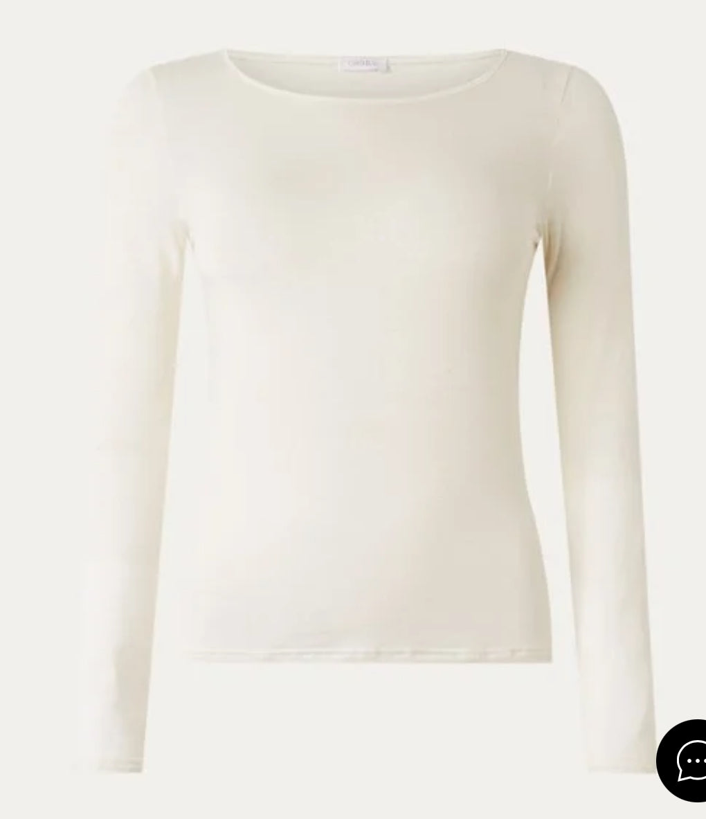 OROBLU long sleeve cashmere offwhite
