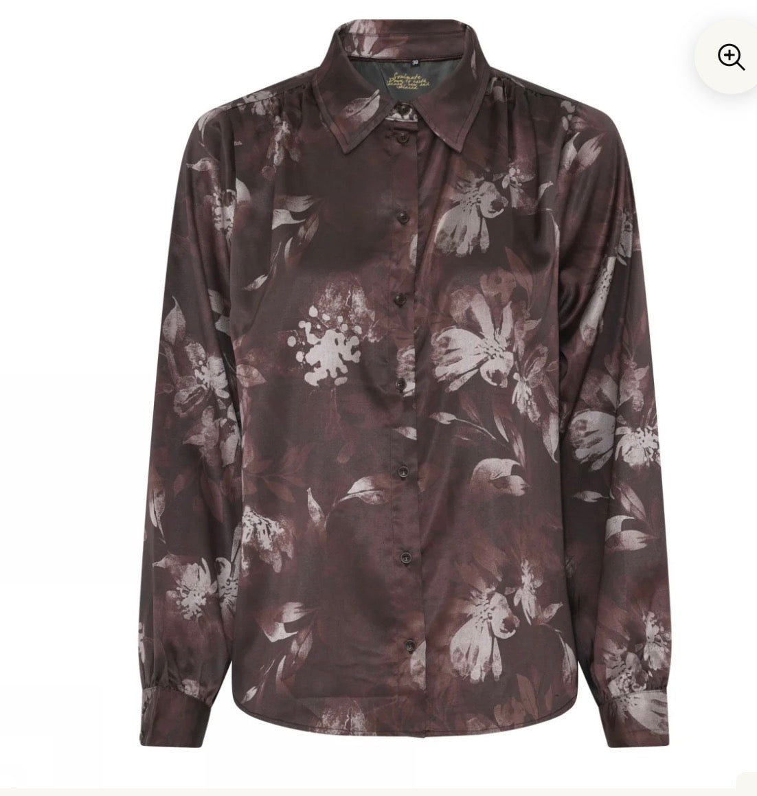 Soulmate satijn blouse multi brown