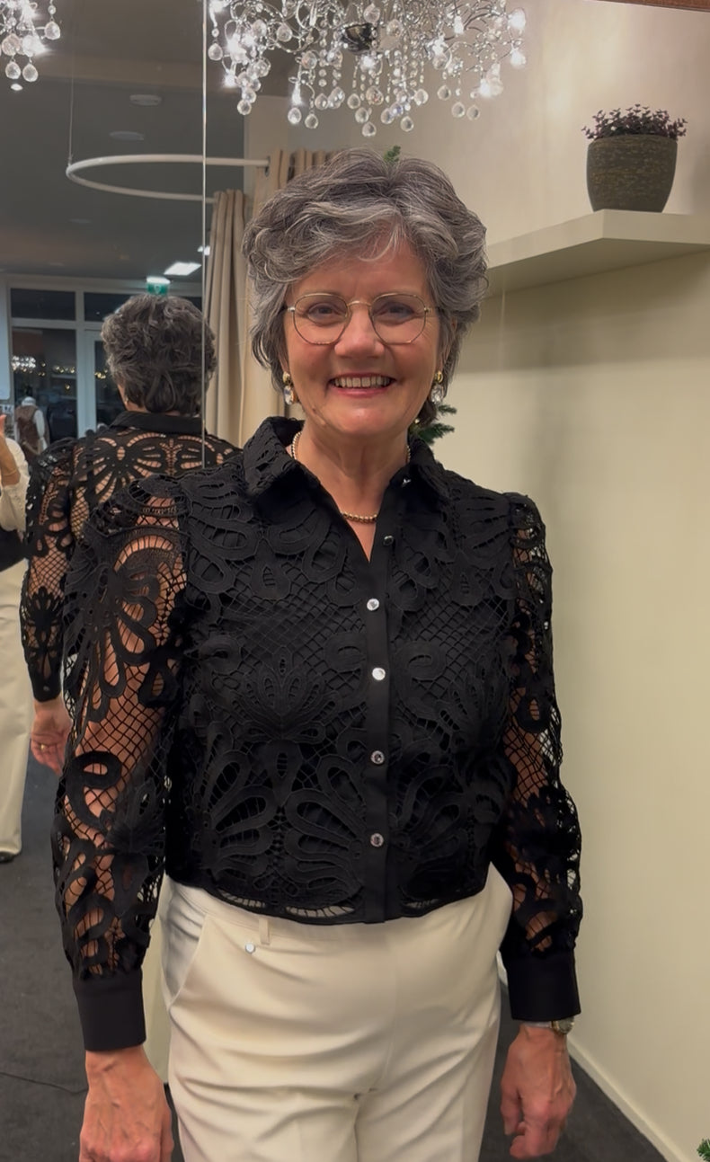 Morgan kant blouse