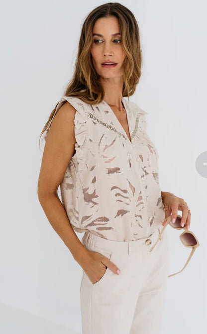 Maicazz top / blouse Nardie zand