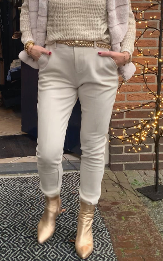 CSTheLabel suedine broek
