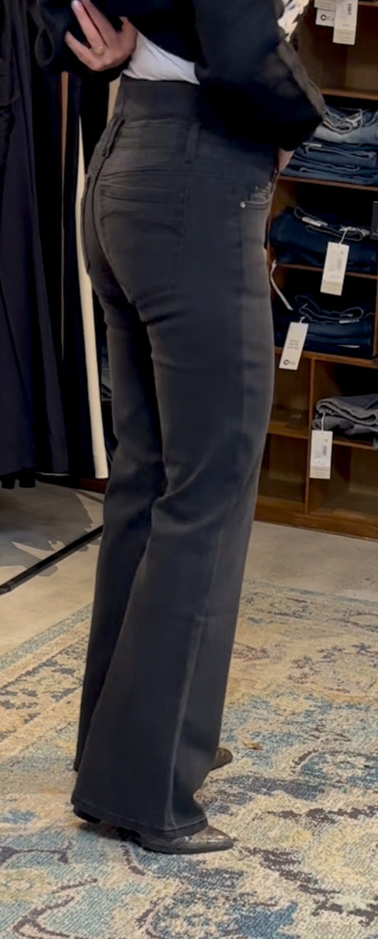 Il dolce flared jeans antraciet