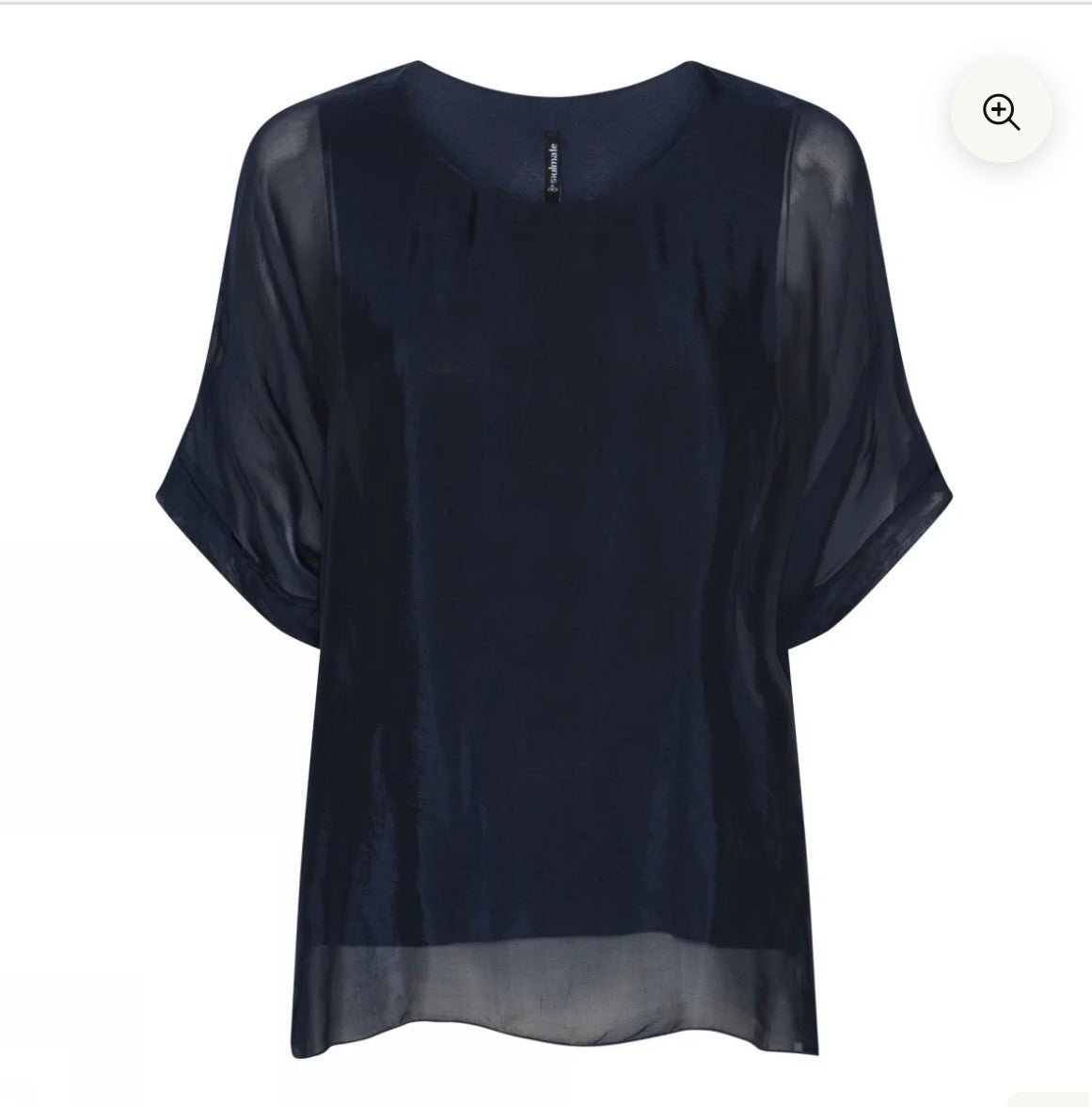 Soulmate voile top Elenor navy