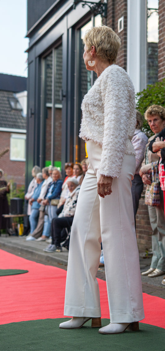 Ragno Pallazo broek offwhite