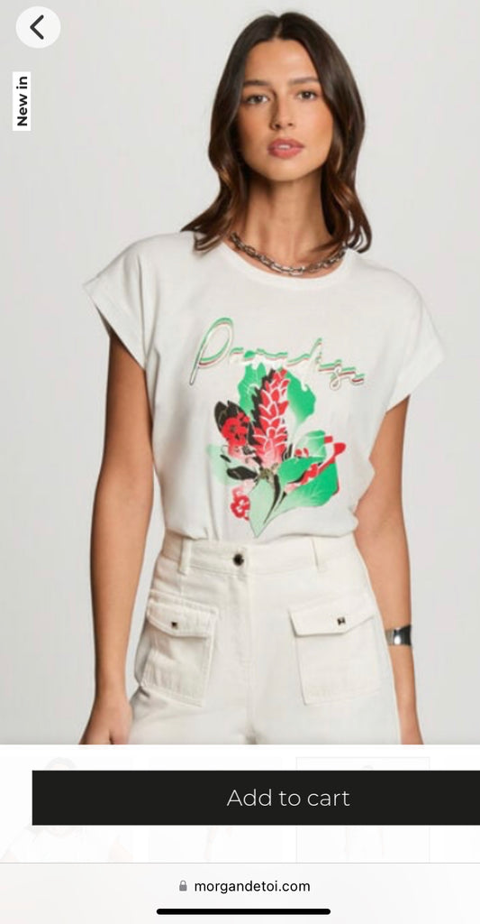 Morgan wijdvallend shirt