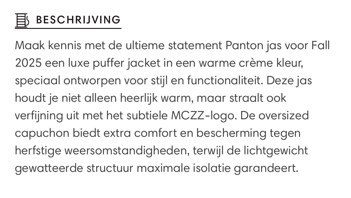 Maicazz Panton jacket