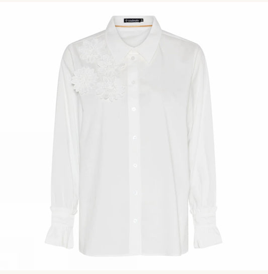 Soulmate blouse bloem offwhite