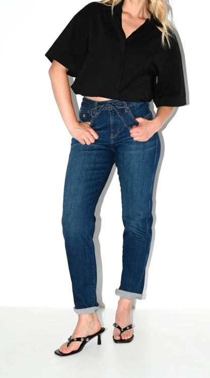 Dnmpure jeans Diaz l 30 dark blue