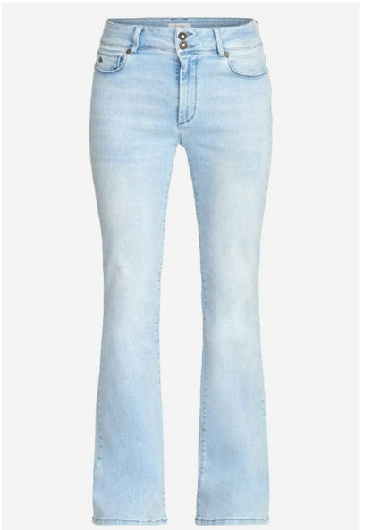 DNM pure Flynn flap light denim