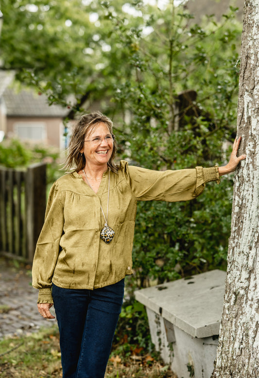 Maicazz blouse heide groen