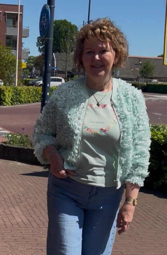 Yest vestje mintgroen