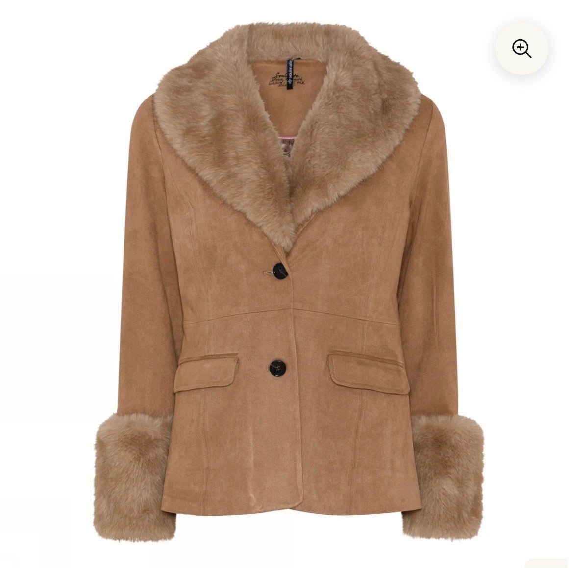 Soulmate suedine jas / blazer