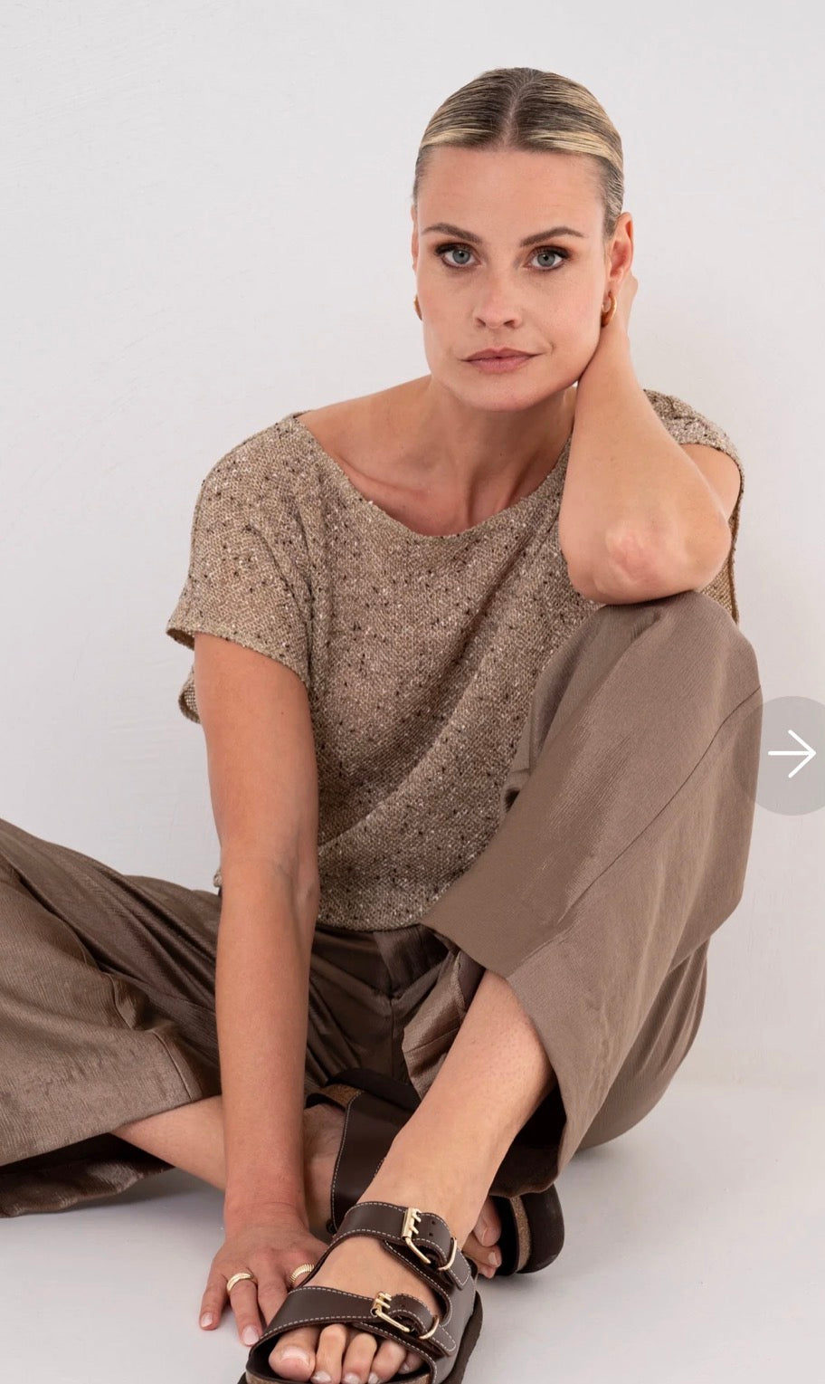 Maicazz /Zixo top Tyra sand