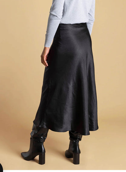 Ivy Beau satijn tok black