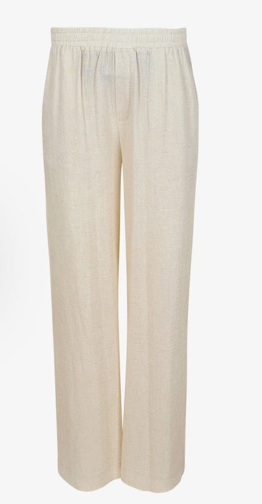 Maicazz broek Nola zand met goud glans